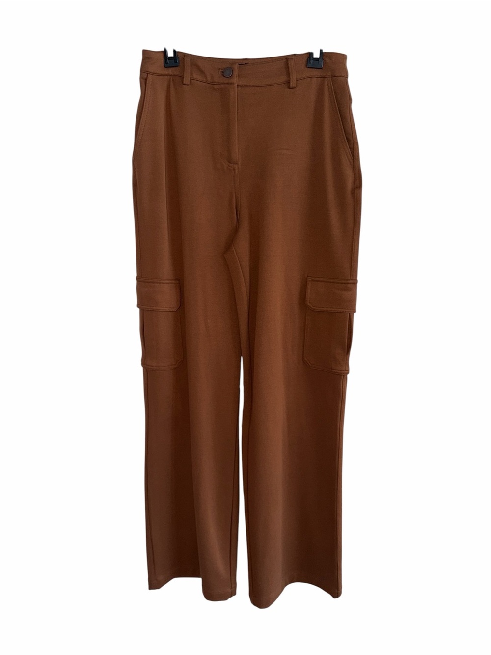 Rachel Zoe Brown Hi Rise Straight Leg Cargo Trousers Pants Size 4 NWT